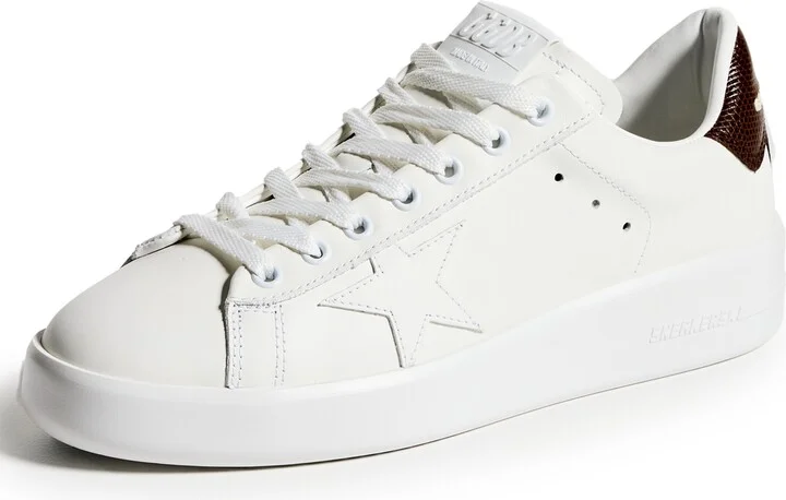 Golden Goose Pure Star Lizard Printed Sneakers