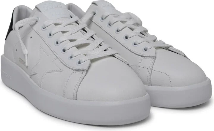 Golden Goose Purestar Sneakers In White Calf Leather - Image 2