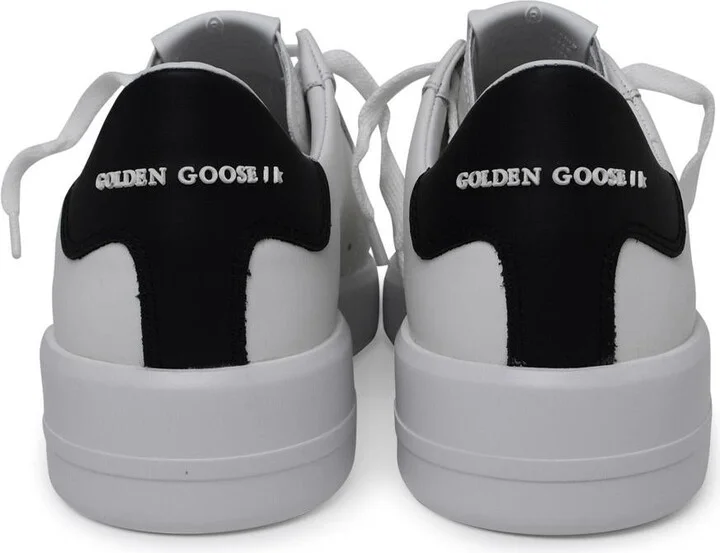 Golden Goose Purestar Sneakers In White Calf Leather - Image 4