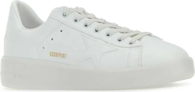 Golden Goose Purestar Sneakers In White Vegan Leather - Image 2