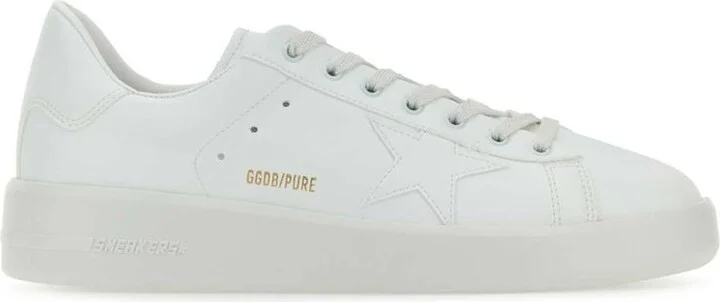 Golden Goose Purestar Sneakers In White Vegan Leather