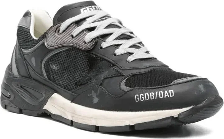 Golden Goose "Running Dad" Mesh And Leather Upper Suede Star Leather Toe And Tongue Sneakers Shoes - Image 3