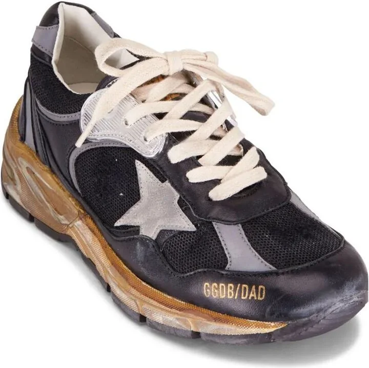 Golden Goose Running Dad Net And Nappa Upper Suede Star Shoes - Image 2