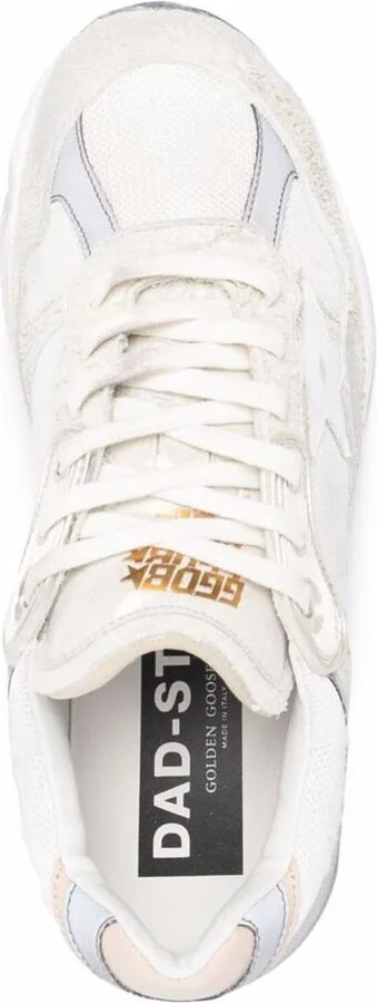 Golden Goose Running Dad Net And Suede Upper Leather Star And Heel Suede Spur Shoes - Image 2