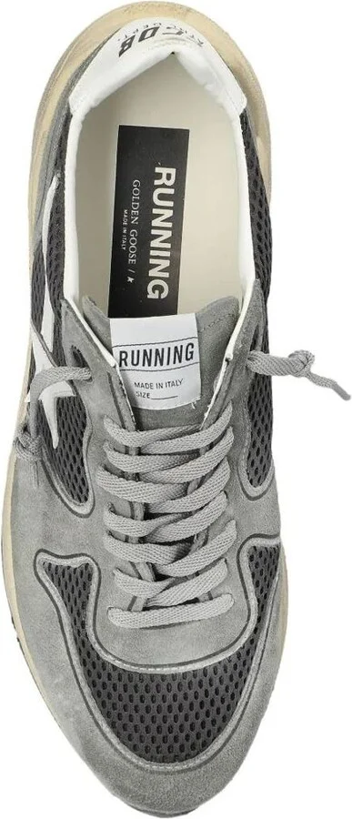 Golden Goose Running Net Upper Suede Toe And Spur Leather Star And Heel - Image 3