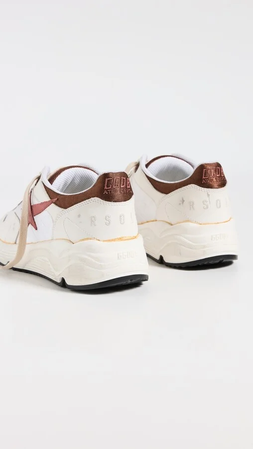 Golden Goose Running Sole Leather Star and Spur Sneakers - Image 3