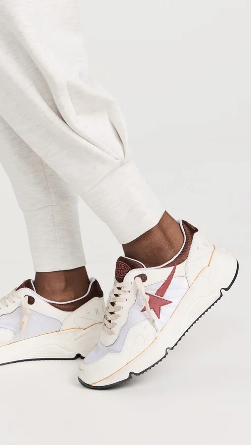 Golden Goose Running Sole Leather Star and Spur Sneakers - Image 5