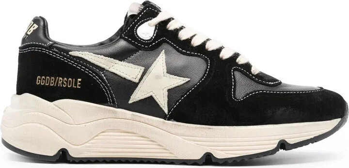 Golden Goose Running Sole Nappa Upper And Heel Leather Star