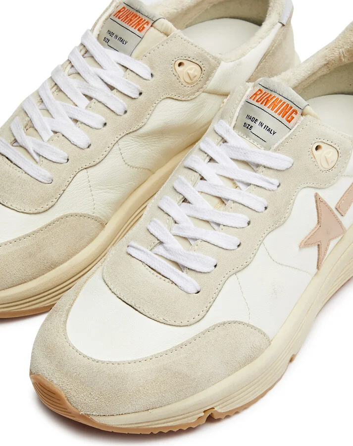 Golden Goose Running Sole Panelled Leather Sneakers - Image 3