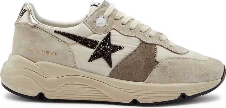 Golden Goose Running Sole Panelled Nylon Sneakers