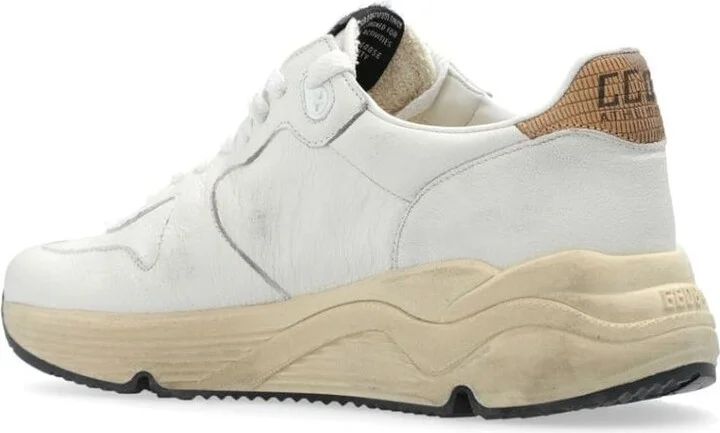 Golden Goose Running Sole Sneakers In Nappa With Laminated Star And Lizard Printed Heel Tab Shoes - Image 3