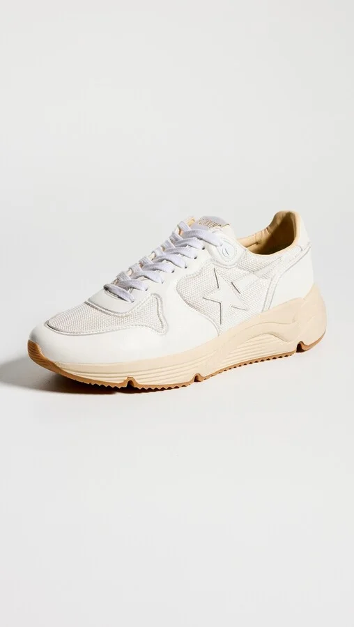 Golden Goose Running Toe Box Leather Star Nappa Heel and Spur Sneakers - Image 2