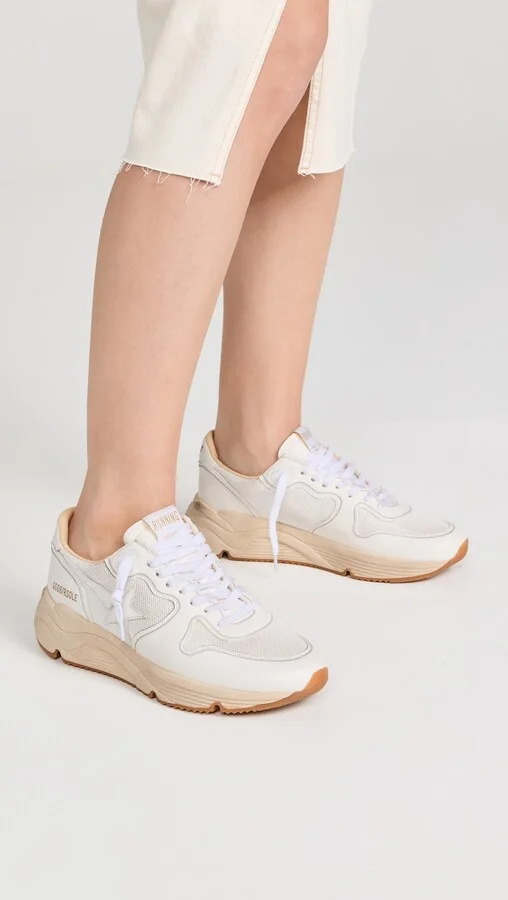 Golden Goose Running Toe Box Leather Star Nappa Heel and Spur Sneakers - Image 3