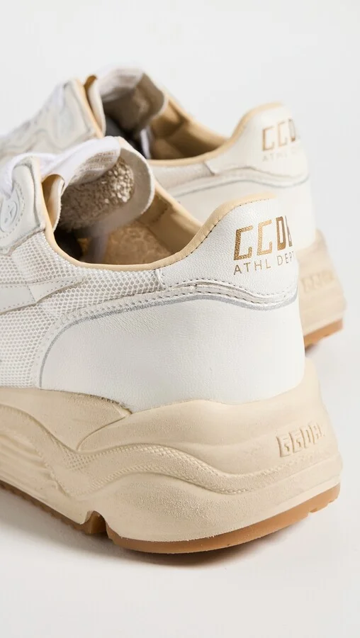 Golden Goose Running Toe Box Leather Star Nappa Heel and Spur Sneakers - Image 4