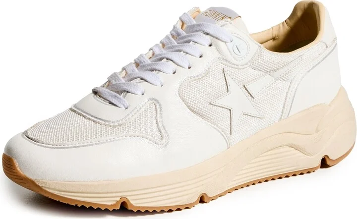 Golden Goose Running Toe Box Leather Star Nappa Heel and Spur Sneakers