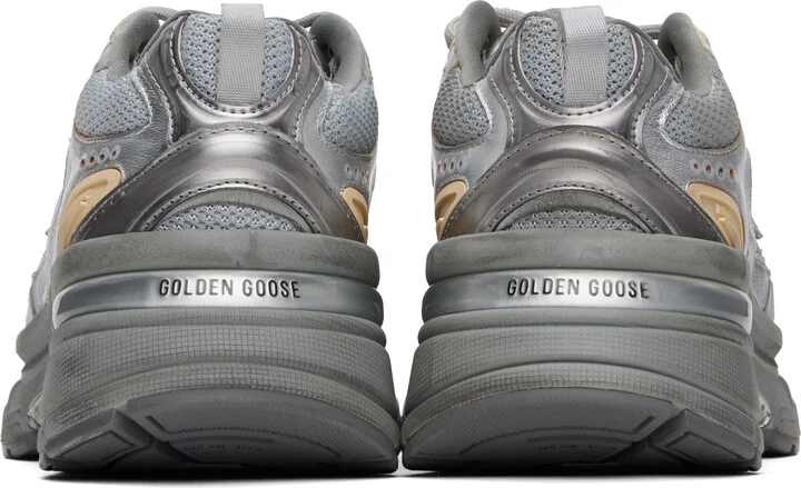 Golden Goose Silver Lightstar Sneakers - Image 2