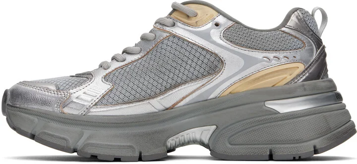 Golden Goose Silver Lightstar Sneakers - Image 3