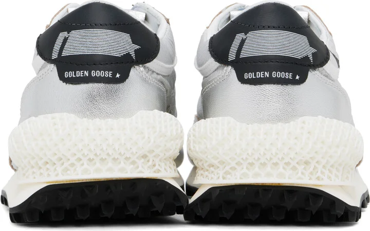 Golden Goose Silver Marathon Sneakers - Image 2