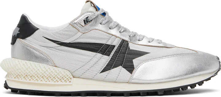Golden Goose Silver Marathon Sneakers