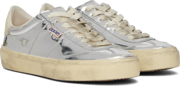 Golden Goose Silver Soul Star Sneakers - Image 4