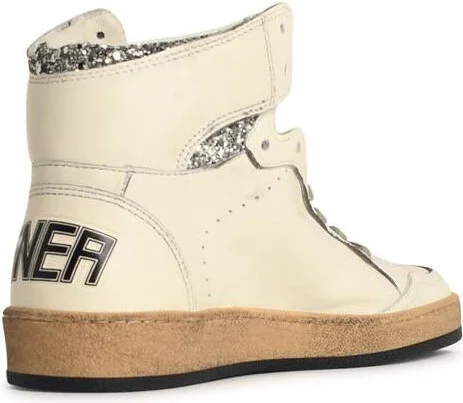 Golden Goose 'Sky Star' White Leather Sneakers - Image 3