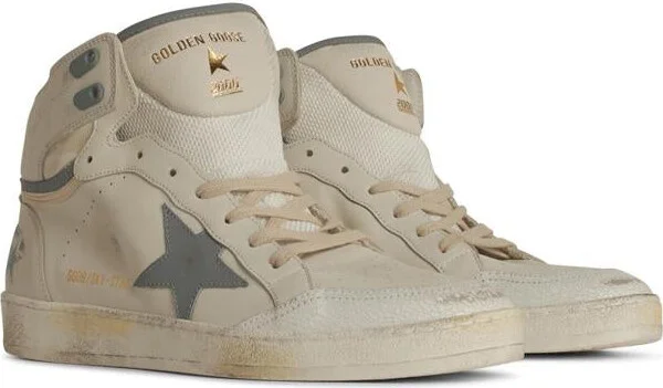 Golden Goose 'Sky Star' White Leather Sneakers - Image 2
