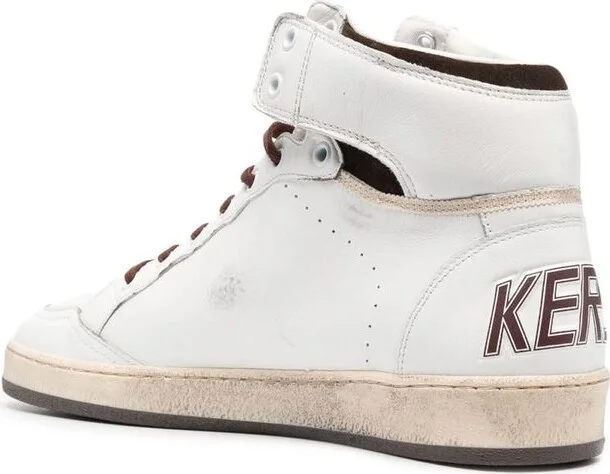 Golden Goose 'Sky Star' White Leather Sneakers - Image 3