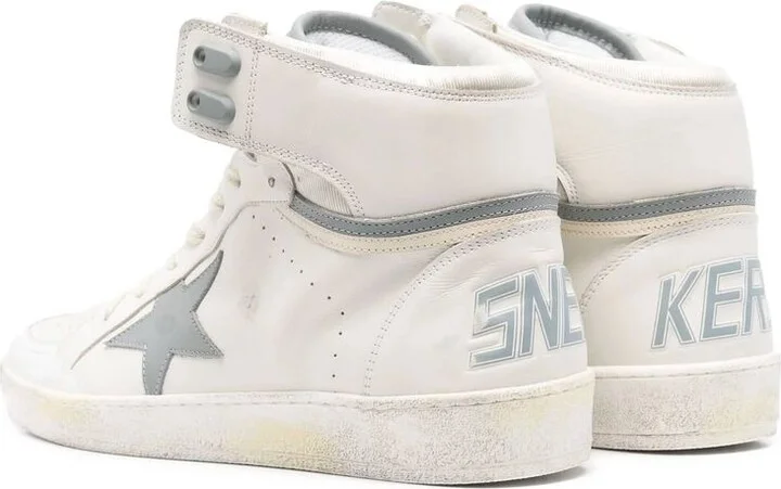 Golden Goose 'Sky Star' White Leather Sneakers - Image 3