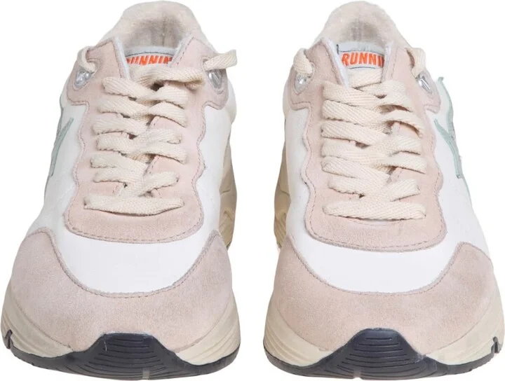 Golden Goose Sneakers Running Sole In White And Nude Leather - Image 2