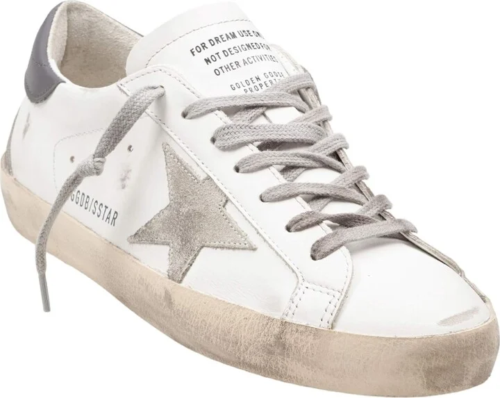 Golden Goose Sneakers Super Star In Pelle Colore Bianco/gray - Image 2