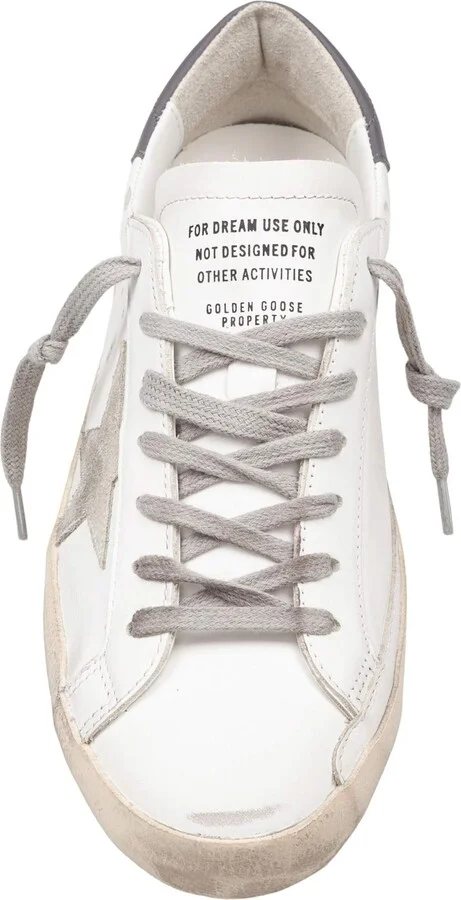 Golden Goose Sneakers Super Star In Pelle Colore Bianco/gray - Image 3