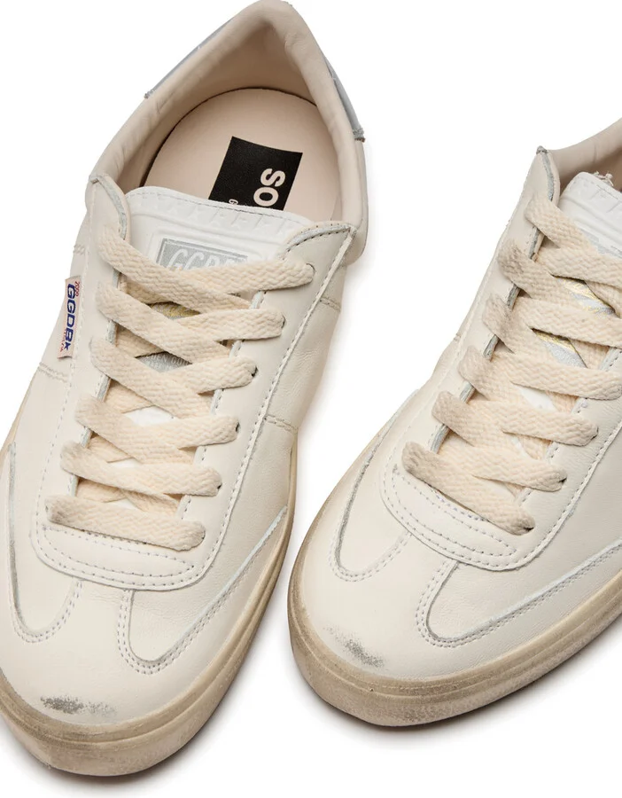 Golden Goose Soul Star Distressed Leather Sneakers - Image 3