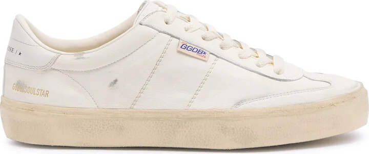 Golden Goose Soul Star Distressed Leather Sneakers