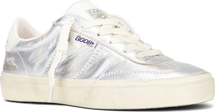 Golden Goose Soul-star Sneaker in Metallic Silver - Image 2