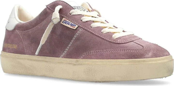 Golden Goose Soul Star Suede Lace-Up Sneakers - Image 3