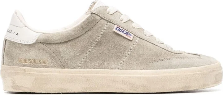 Golden Goose Soul-Star Suede Upper Hf Leather Tongue Leather Heel