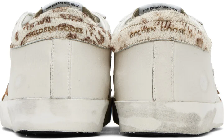 Golden Goose SSENSE Exclusive Beige Super-Star Double Quarter Sneakers - Image 2