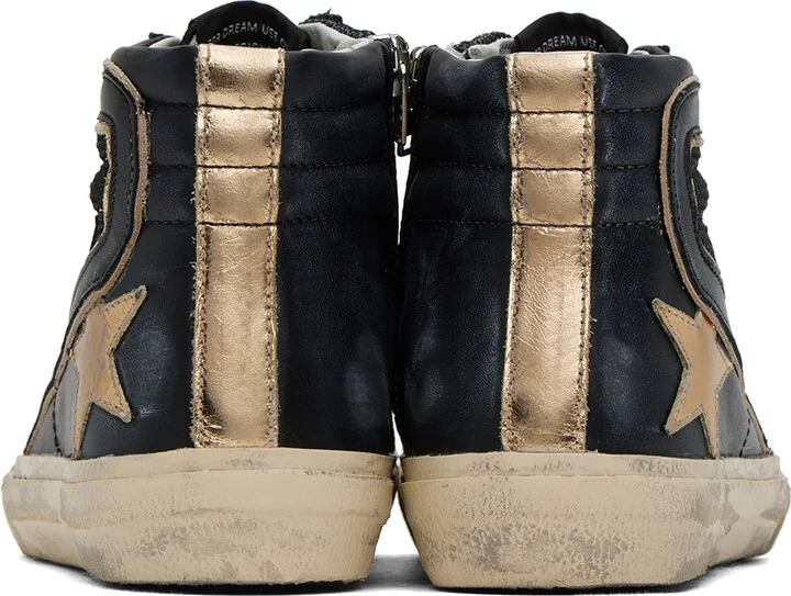 Golden Goose SSENSE Exclusive Black Slide Sneakers - Image 2