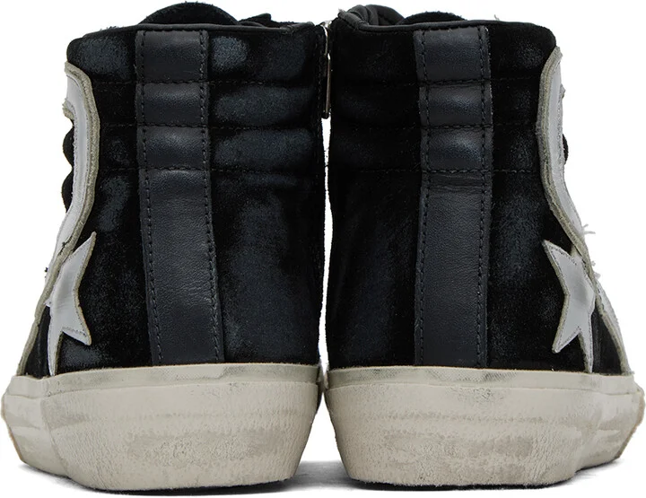 Golden Goose SSENSE Exclusive Black Slide Sneakers - Image 2