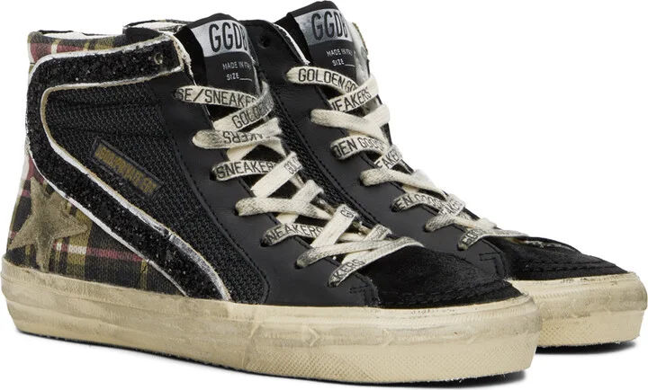 Golden Goose SSENSE Exclusive Black Slide Sneakers - Image 4