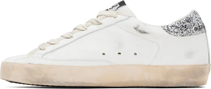 Golden Goose SSENSE Exclusive White Limited Edition Superstar Sneakers - Image 3