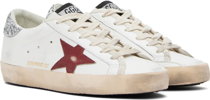 Golden Goose SSENSE Exclusive White Limited Edition Superstar Sneakers - Image 4
