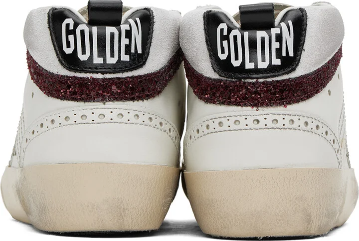 Golden Goose SSENSE Exclusive White Mid Star Sneakers - Image 2