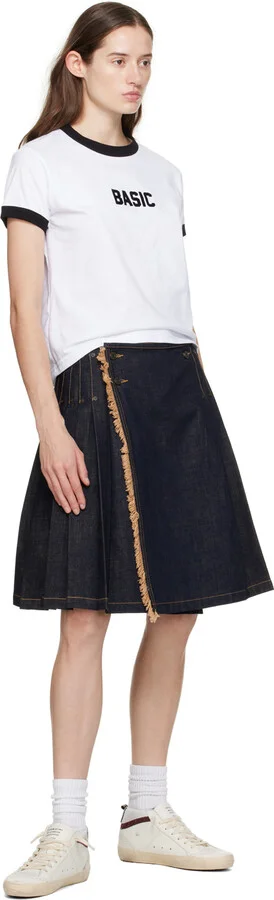 Golden Goose SSENSE Exclusive White Mid Star Sneakers - Image 5
