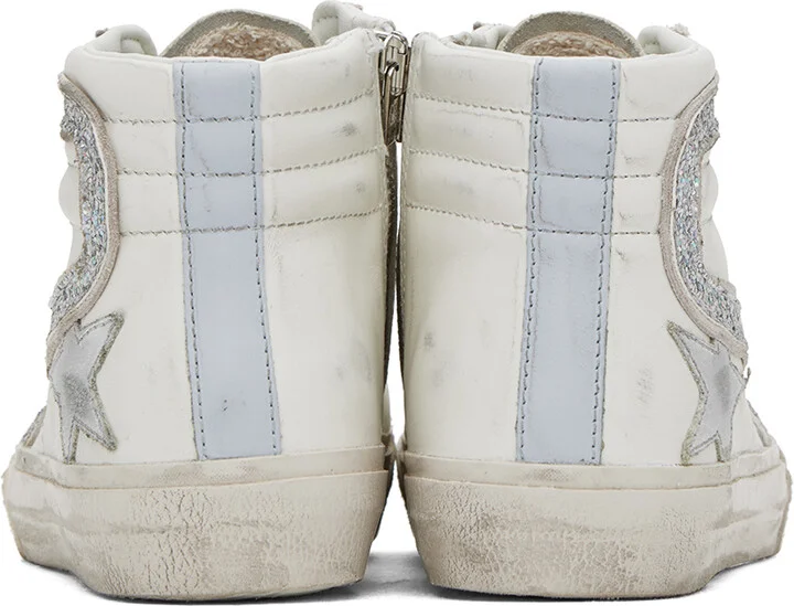 Golden Goose SSENSE Exclusive White Slide Sneakers - Image 2