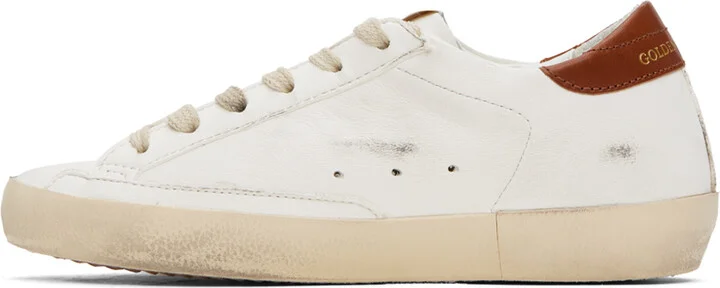 Golden Goose SSENSE Exclusive White Super-Star Sneakers - Image 3