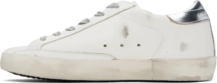 Golden Goose SSENSE Exclusive White Super-Star Sneakers - Image 3