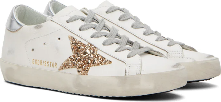 Golden Goose SSENSE Exclusive White Super-Star Sneakers - Image 4