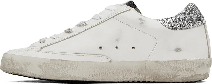 Golden Goose SSENSE Exclusive White Super-Star Sneakers - Image 3