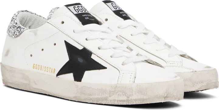 Golden Goose SSENSE Exclusive White Super-Star Sneakers - Image 4
